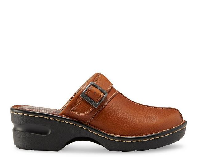 Women's Eastland Mae Clogs in Tan color