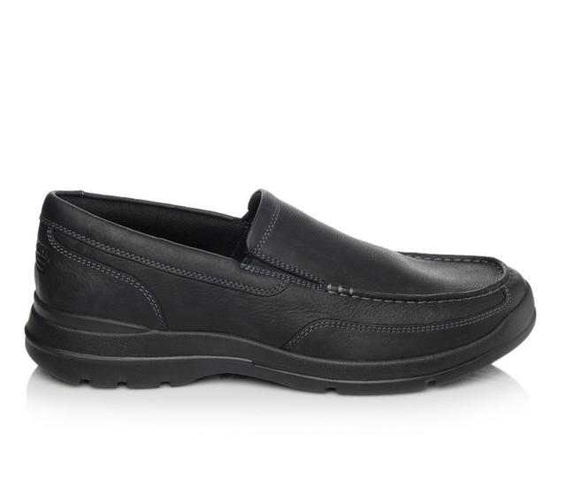 Men's Rockport Junction Point Slip-On Shoes in Black color