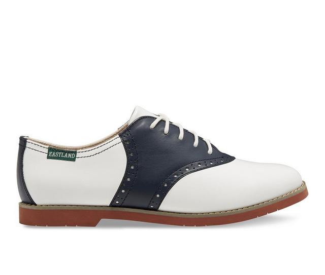 Women's Eastland Sadie Classic Oxfords in Navy/White color