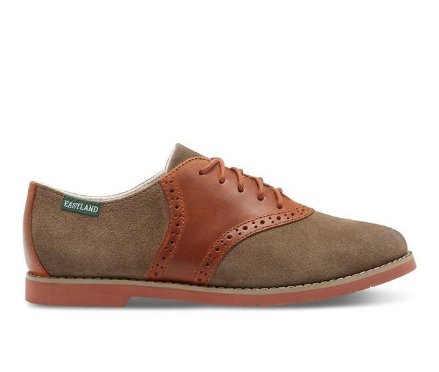 Women's Eastland Sadie Classic Oxfords in Olive color