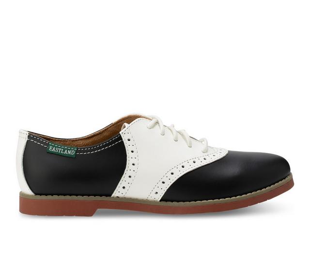 Women's Eastland Sadie Classic Oxfords in White/Black color
