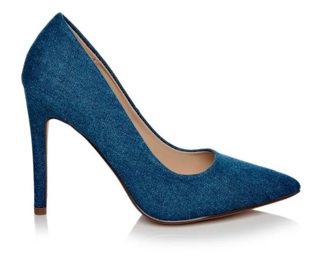 Women's Delicious Cindy Pumps in Denim color