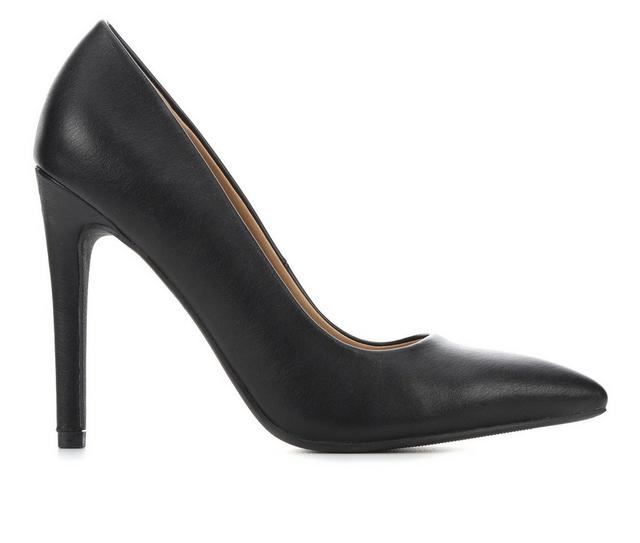 Women's Delicious Cindy Pumps in Black Smooth color