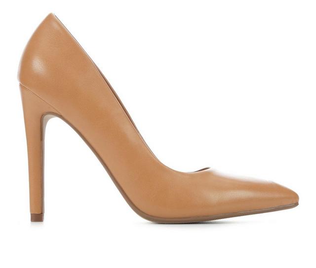 Women's Delicious Cindy Pumps in Camel Soft PU color