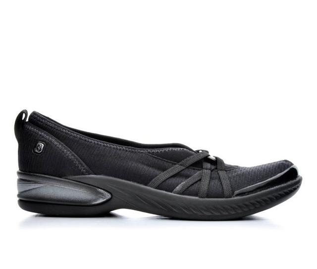 Women's BZEES Niche Sustainable Slip-Ons in Black color