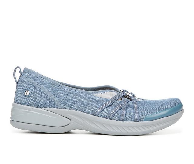 Women's BZEES Niche Sustainable Slip-Ons in Denim Washed color