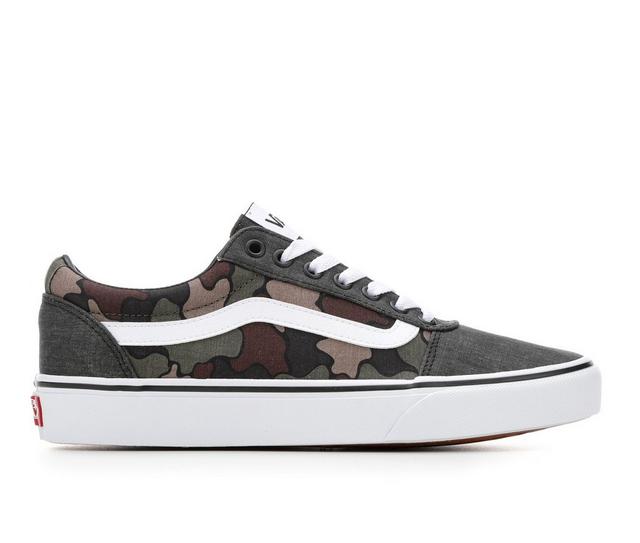 Men's Vans Ward Skate Shoes in Camo/Black color