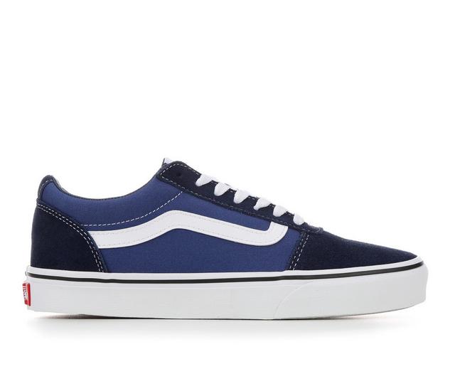 Men's Vans Ward Skate Shoes in Navy/Navy color