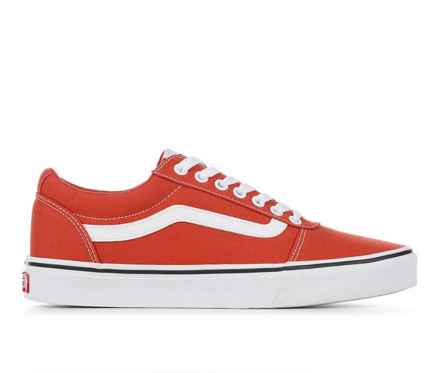 Men's Vans Ward Skate Shoes in Burnt Orange color