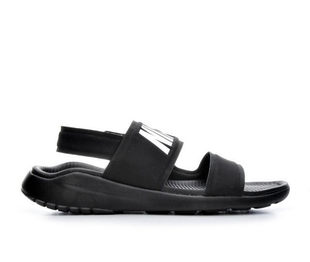 Women's Nike Tanjun Sport Sandals in Black/White color