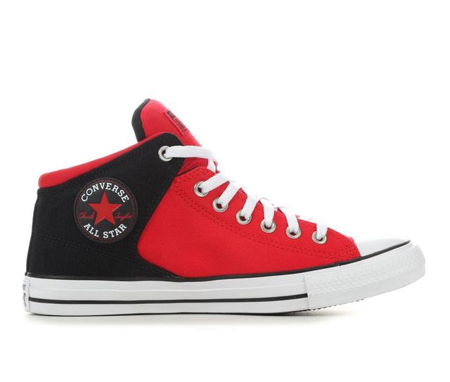 Adults' Converse Chuck Taylor All Star High Street Hi Sneakers in Red/Black/White color