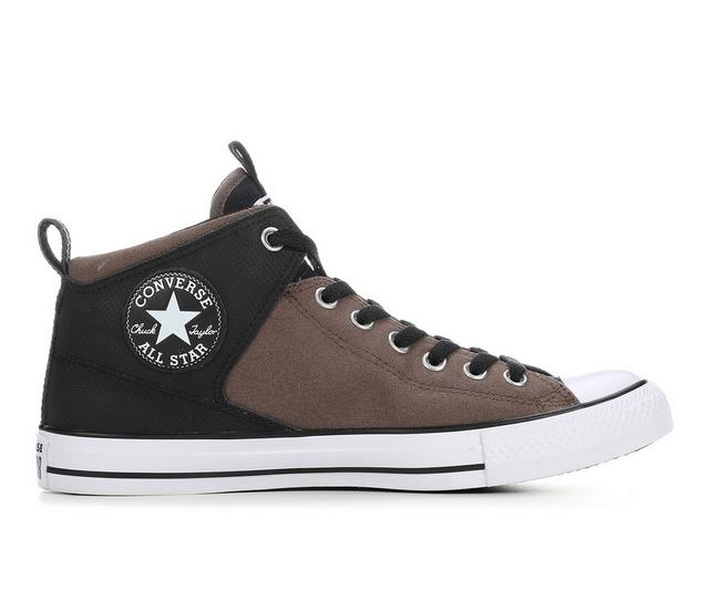 Adults' Converse Chuck Taylor All Star High Street Hi Sneakers in Smoke/Bk/Wht color