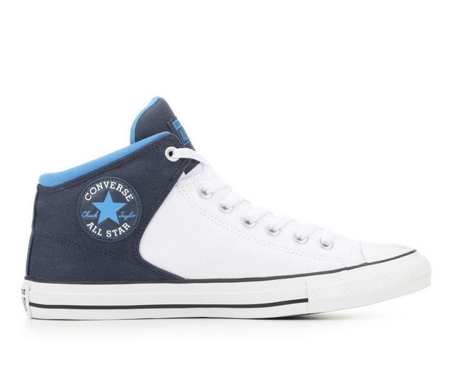 Adults' Converse Chuck Taylor All Star High Street Sneakers in White/Blue color