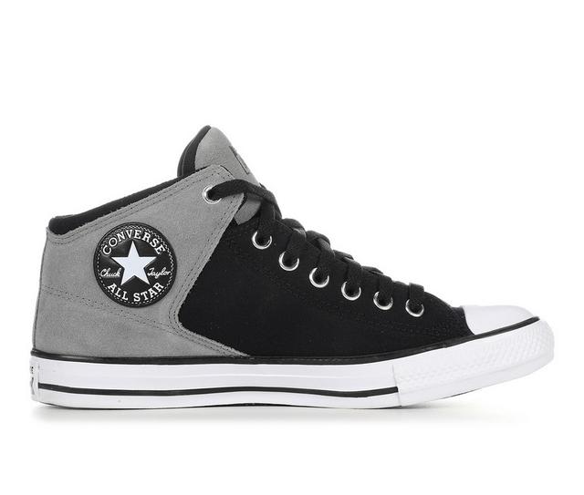 Adults' Converse Chuck Taylor All Star High Street Hi Sneakers in Grey/Black/Wht color