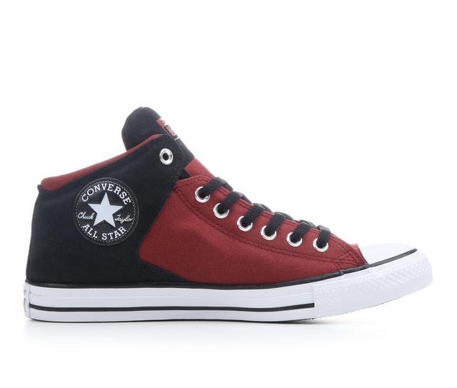 Adults' Converse Chuck Taylor All Star High Street Hi Sneakers in Red/Black/White color