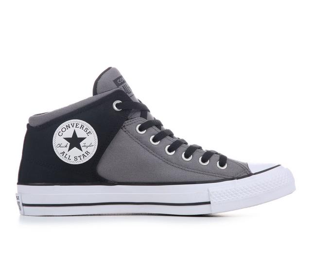 Adults' Converse Chuck Taylor All Star High Street Hi Sneakers in Grey/Blk/Wht color