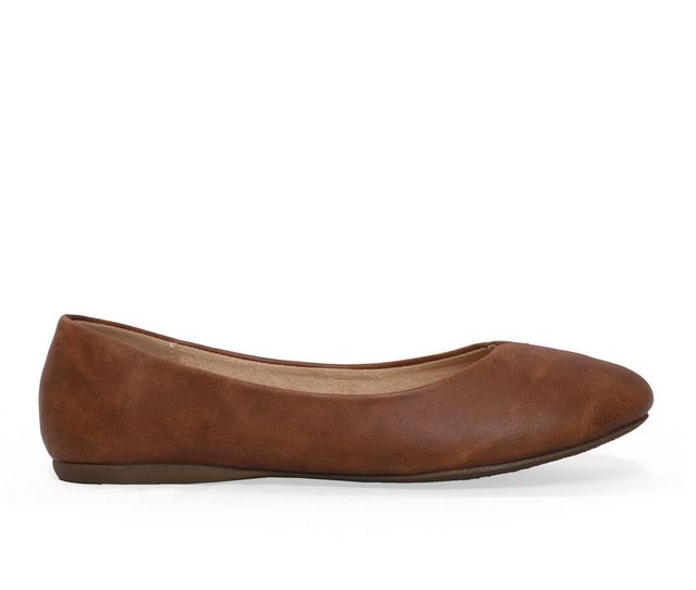 Women's Jellypop Indy Flats in Tan color