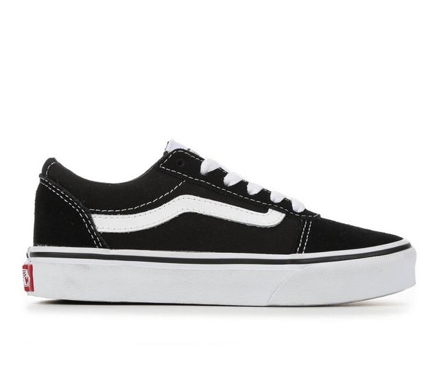 Boys' Vans Little Kid & Big Kid Ward Skate Shoes in Black/White color