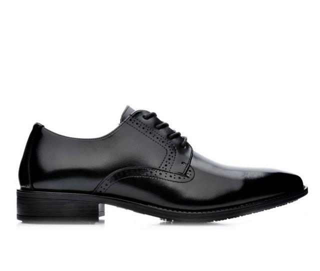 Men's Stacy Adams Ardell Slip-Resistant Oxfords in Black color