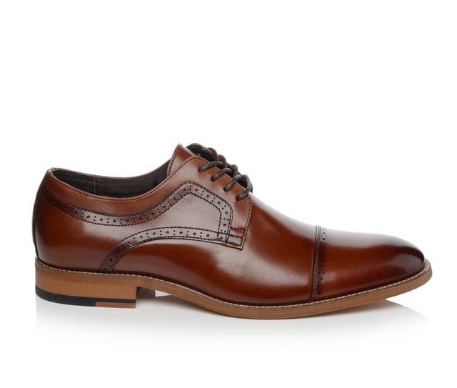 Men's Stacy Adams Dickinson Dress Shoes in Cognac color