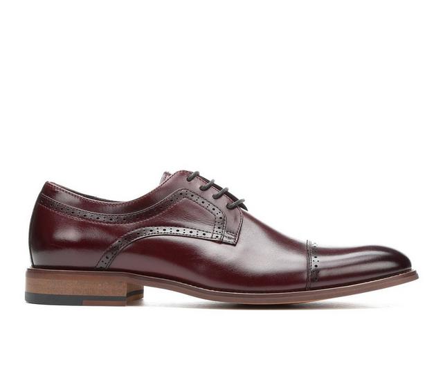 Men's Stacy Adams Dickinson Dress Shoes in Burgundy color