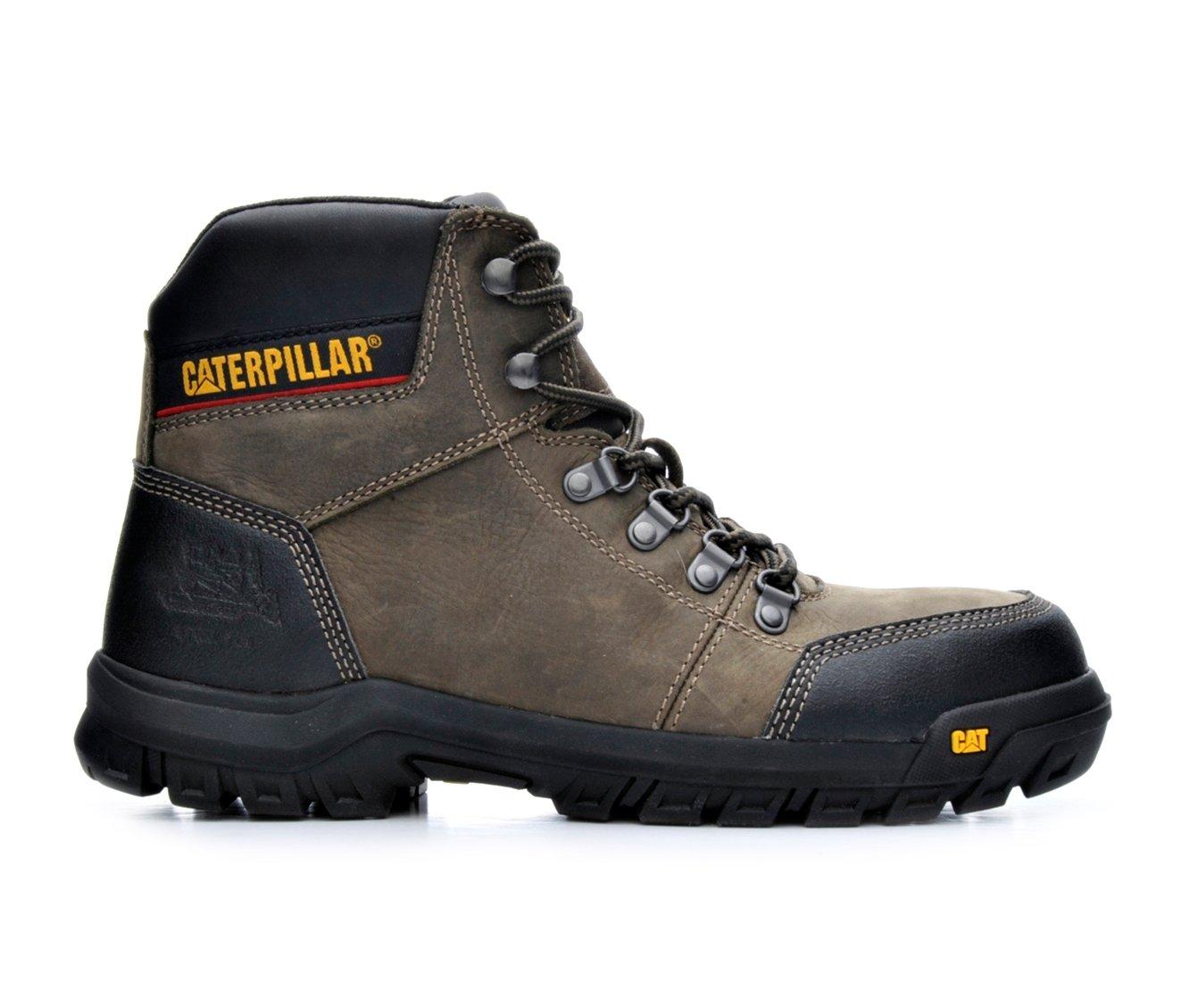 Men's Caterpillar Outline Steel Toe Work Boots