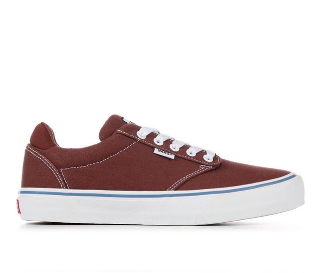 Men's Vans Atwood Deluxe Skate Shoes in Root Beer color