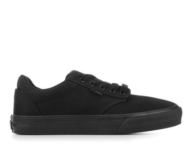 Men's Vans Atwood Deluxe Skate Shoes in Blk/Blk/Blk color