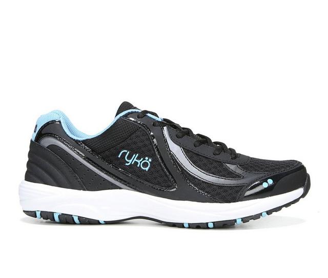 Women's Ryka Dash 3 Walking Shoes in Black color