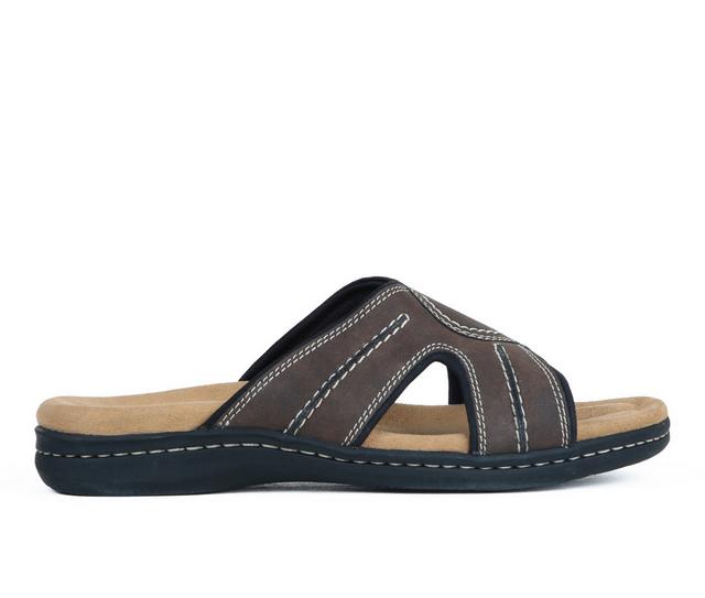 Men's Dockers Sunland Outdoor Sandals in Dark Brown color