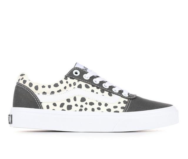 Women's Vans Ward Skate Shoes in Dots Black Ink color
