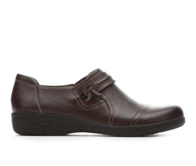 Women's Clarks Cheyn Madi Clogs in Dark Brown color