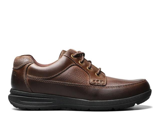 Men's Nunn Bush Cam Moc Toe Ox Casual Shoes in Brown color