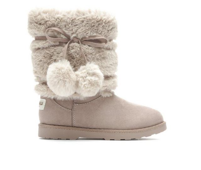 Girls' Makalu Little Kid & Big Kid Cozy Land Boots in Taupe color