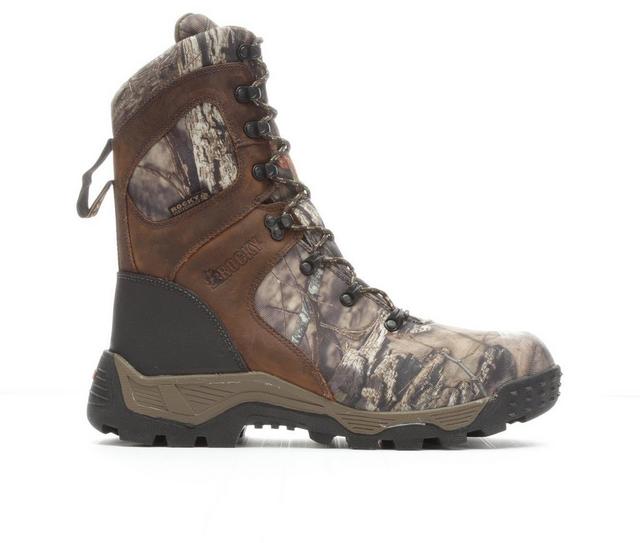 Men's Rocky 1000G Insulated Hunting 3M Thinsulate Insulated Boots in Mossy Oak Break color