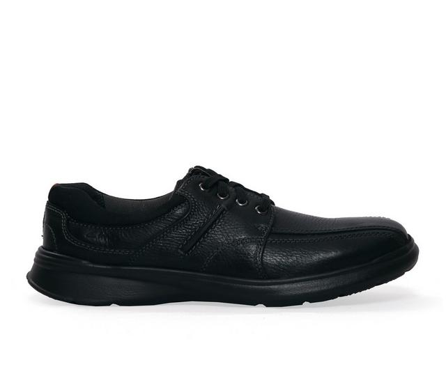 Men's Clarks Cotrell Walk in Black Oily color