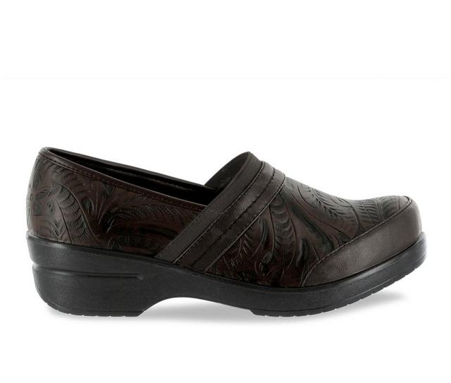 Women's Easy Street Origin Clogs in Brown Tool color