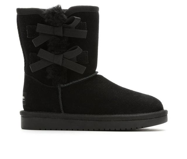 Girls' Koolaburra by UGG Little Kid & Big Kid Victoria Short Boots in Black color