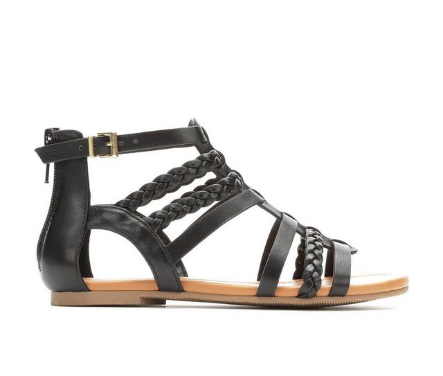 Girls' Unr8ed Little Kid & Big Kid Sienna Gladiator Sandals in Black color