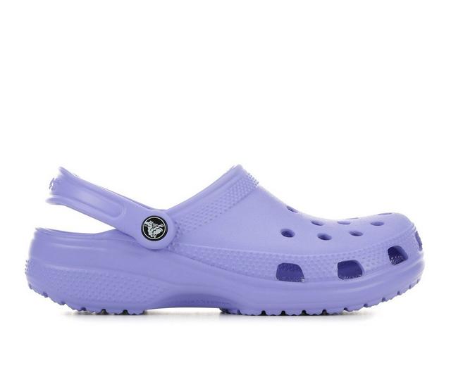 Adults' Crocs Classic Clogs in Digital Violet color