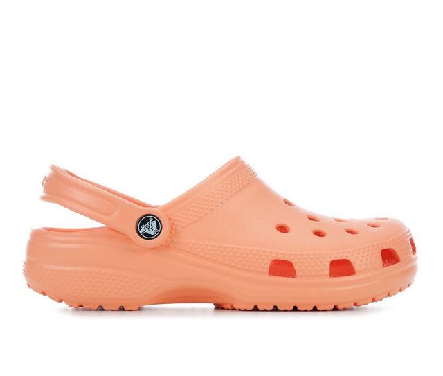 Adults' Crocs Classic Clogs in Papaya color