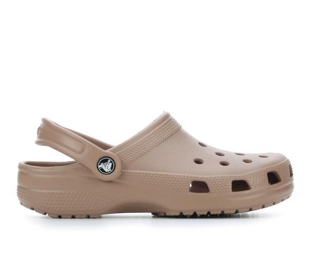 Adults' Crocs Classic Clogs in Latte color