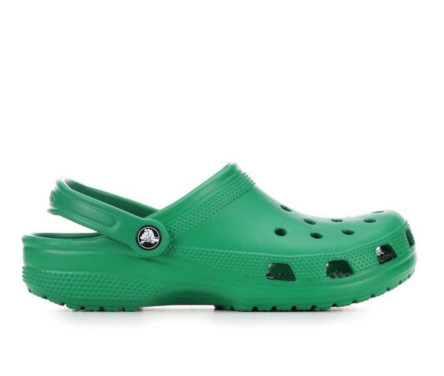 Adults' Crocs Classic Clogs in Green Ivy color