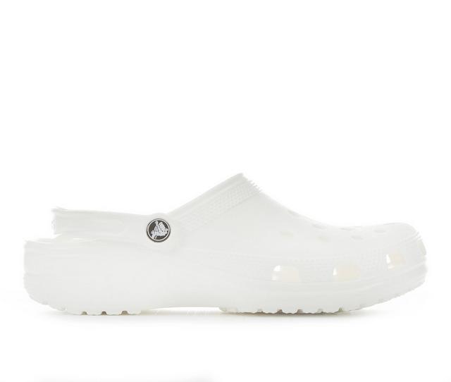 Adults' Crocs Classic Clogs in White 2 color