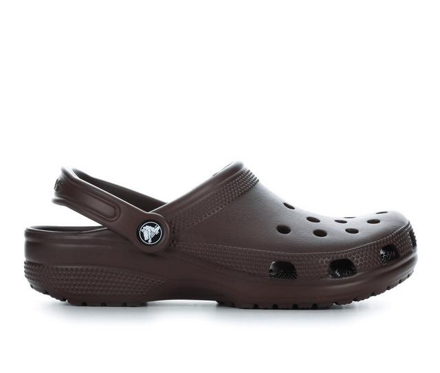 Adults' Crocs Classic Clogs in Coffee color