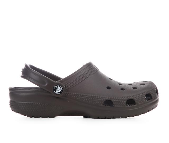 Adults' Crocs Classic Clogs in Espresso color