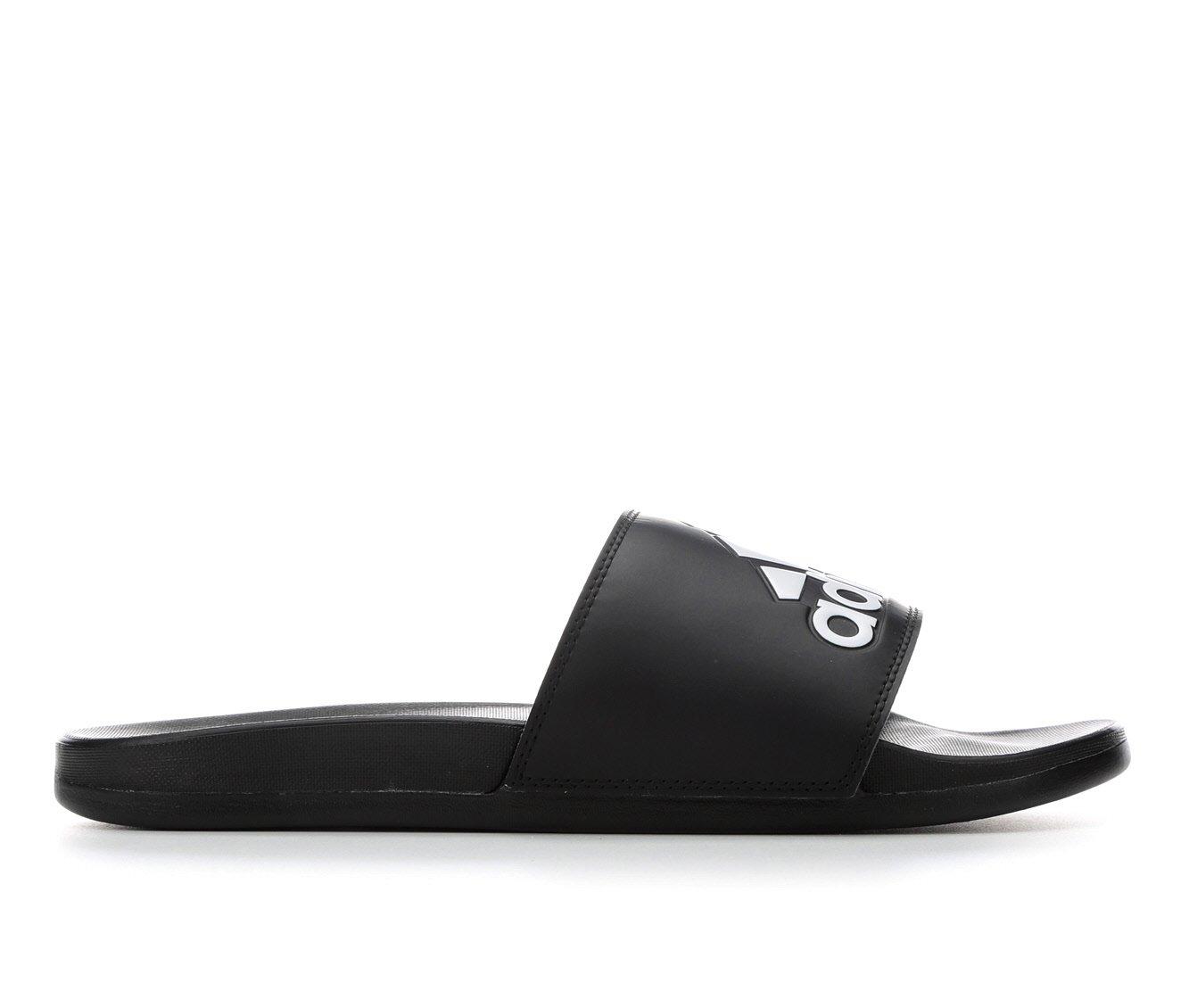 Men's Adidas Adilette Cloudfoam + Logo Sport Slides