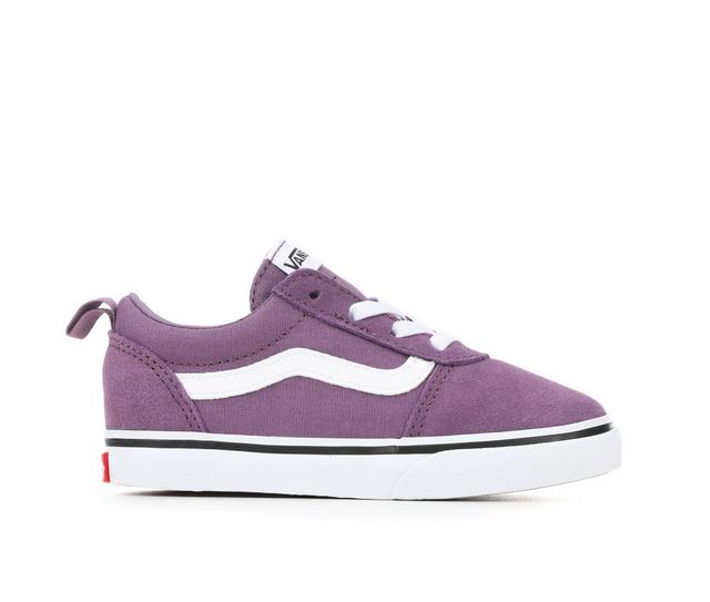 Girls' Vans Infant & Toddler Ward Slip-On Skate Shoes in Purple color