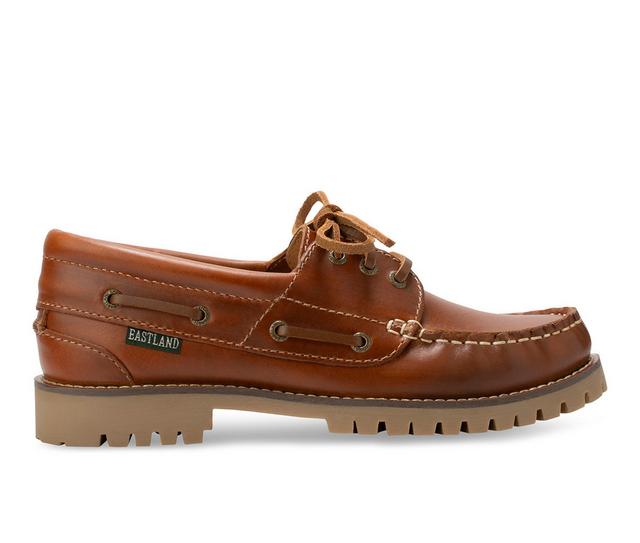 Men's Eastland Seville Boat Shoes in Tan color