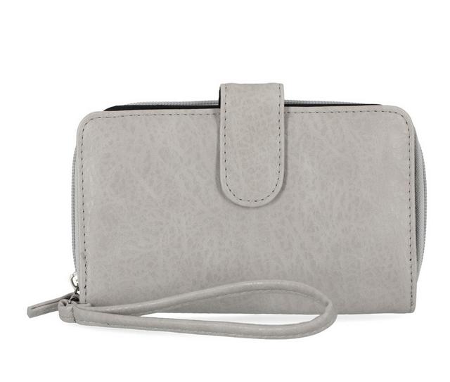 Mundi/Westport Corp. Amazing All in One Frenchie Wristlet in Light Grey color